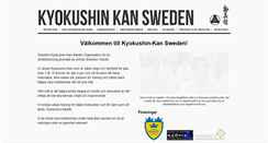 Desktop Screenshot of kyokushinkansweden.com